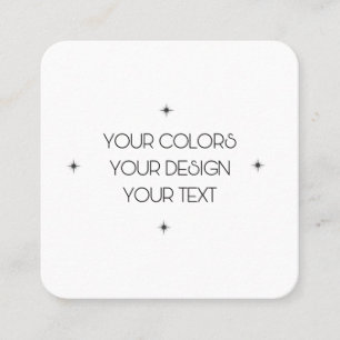 Creëer Uw eigen Vierkante Visitekaartje