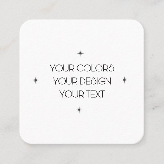 Creëer Uw eigen Vierkante Visitekaartje (Voorkant)