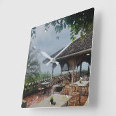 Creëer Uw eigen vierkante wandklok (Hoek)