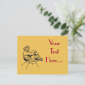 Creëer Uw eigen Vintage Briefkaart (Staand voorkant)