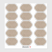 Creëer Uw eigen VinylSticker/Etiket Sticker (Vel)