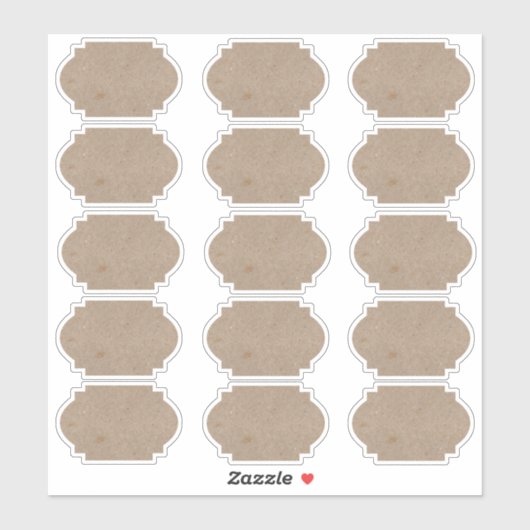 Creëer Uw eigen VinylSticker/Etiket Sticker (Vel)