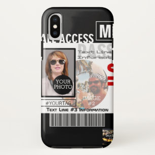 Creëer uw eigen VIP pas 8 manieren aan Personeel iPhone XS Hoesje