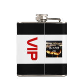 Creëer uw eigen VIP pas 8 manieren aan Personeel Heupfles (Achterkant)