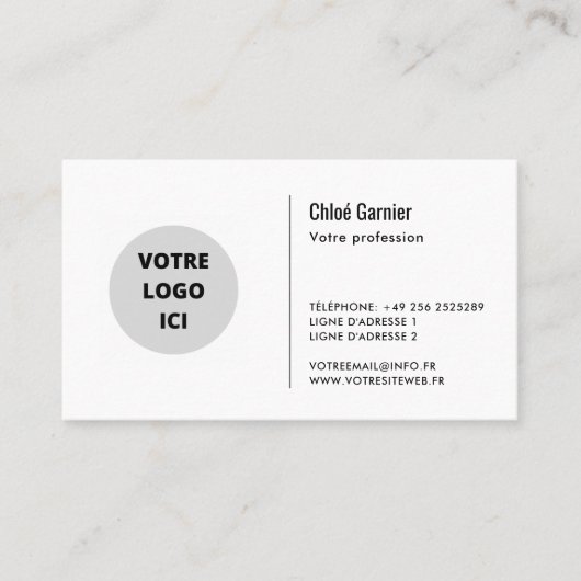 Creëer uw eigen Visite-kaart Visitekaartje (Voorkant)