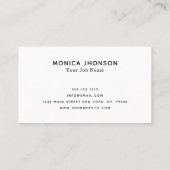 Creëer Uw eigen Visitekaartje (Achterkant)