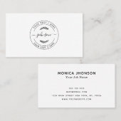 Creëer Uw eigen Visitekaartje (Voorkant / Achterkant)