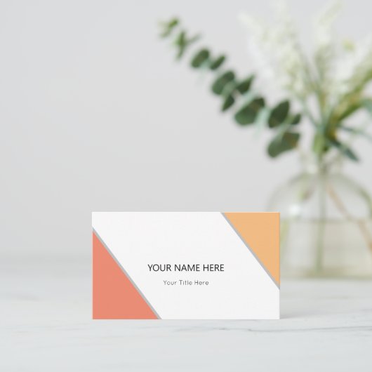 Creëer Uw eigen Visitekaartje (Staand voorkant)