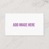 Creëer Uw eigen Visitekaartje (Achterkant)