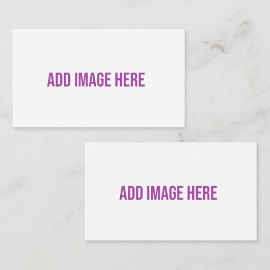 Creëer Uw eigen Visitekaartje (Voorkant / Achterkant)