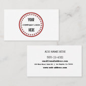 Creëer Uw eigen Visitekaartje (Voorkant / Achterkant)