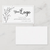 Creëer Uw eigen Visitekaartje Branch (Voorkant / Achterkant)