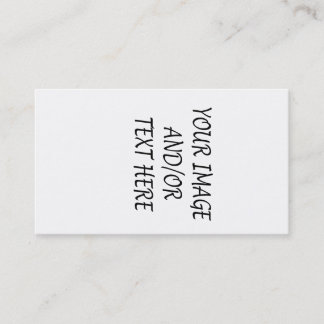 Creëer Uw eigen Visitekaartje verticaal