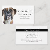 Creëer Uw eigen Visitekaartje voor Dog Training (Voorkant / Achterkant)