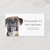 Creëer Uw eigen Visitekaartje voor Dog Training (Voorkant)