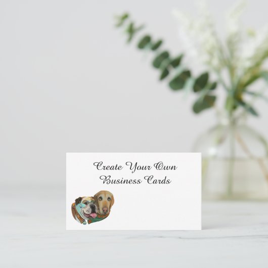 Creëer Uw eigen Visitekaartjes (Staand voorkant)