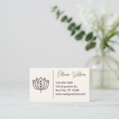 Creëer Uw eigen Visitekaartjes (Staand voorkant)