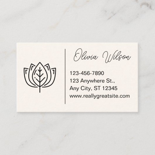 Creëer Uw eigen Visitekaartjes (Voorkant)