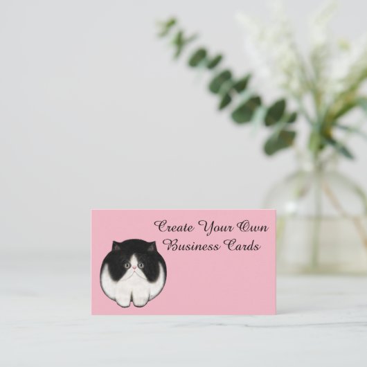 Creëer Uw eigen Visitekaartjes (Staand voorkant)