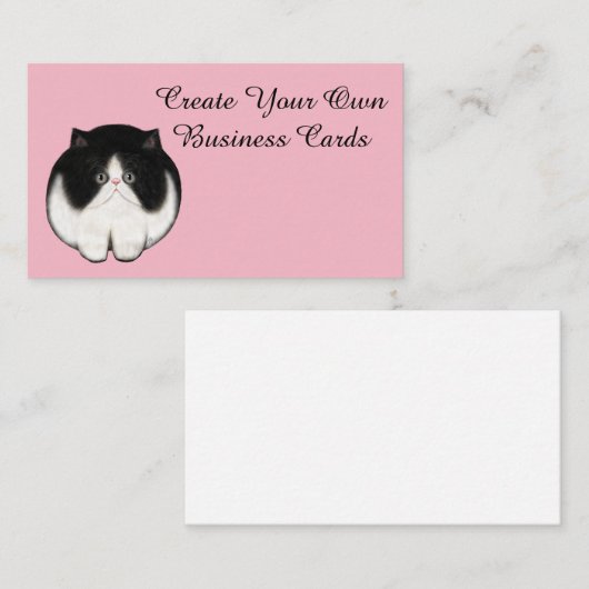 Creëer Uw eigen Visitekaartjes (Voorkant / Achterkant)