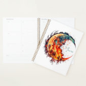 Creëer Uw eigen vlammende maan Planner (Display)