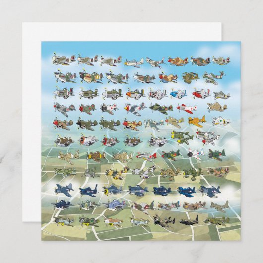 creëer uw eigen vliegtuigcaricatuur (Voorkant / Achterkant)