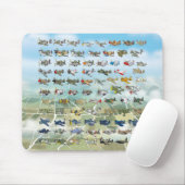 creëer uw eigen vliegtuigcaricatuur muismat (Met muis)