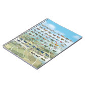 creëer uw eigen vliegtuigcaricatuur notitieboek (Linkerzijde)