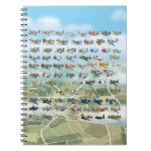 creëer uw eigen vliegtuigcaricatuur notitieboek (Voorkant)