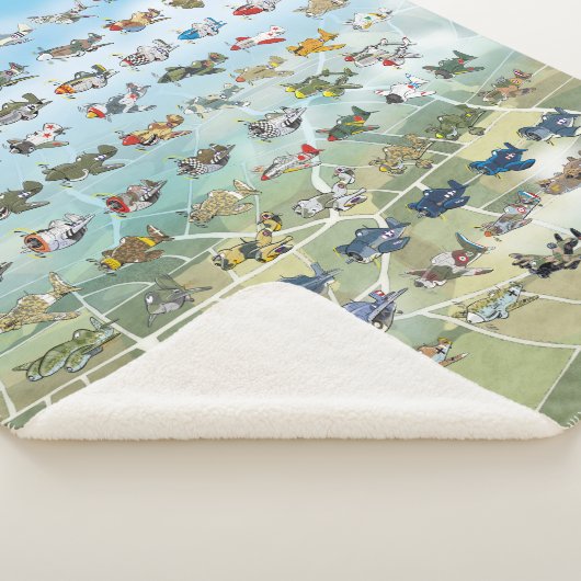 creëer uw eigen vliegtuigcaricatuur sherpa deken (3/4)