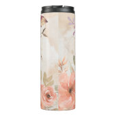 Creëer Uw eigen vlinder & bloemen Thermosbeker (Achterkant)