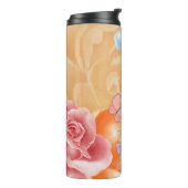 Creëer Uw eigen vlinders & bloemen Thermosbeker (Gedraaid links)