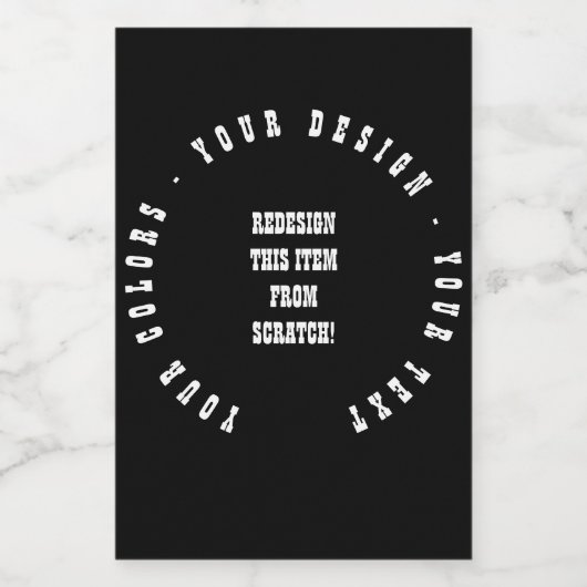 Creëer Uw eigen Voedselcontainer Etiket (Enkel label)