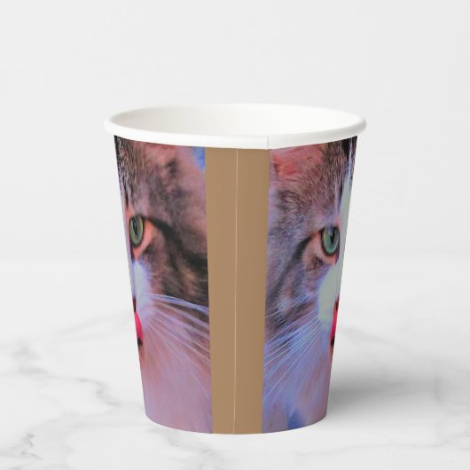 Creëer Uw Eigen Voeg 2 Foto's Custom Paper Cups Papieren Bekers (Rechts)