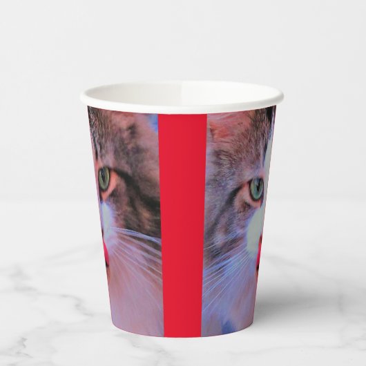 Creëer Uw Eigen Voeg 2 Foto's Custom Paper Cups Papieren Bekers (Links)