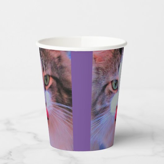 Creëer Uw Eigen Voeg 2 Foto's Custom Paper Cups Papieren Bekers (Links)