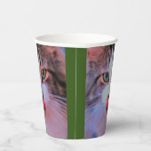 Creëer Uw Eigen Voeg 2 Foto's Custom Paper Cups Papieren Bekers (Rechts)