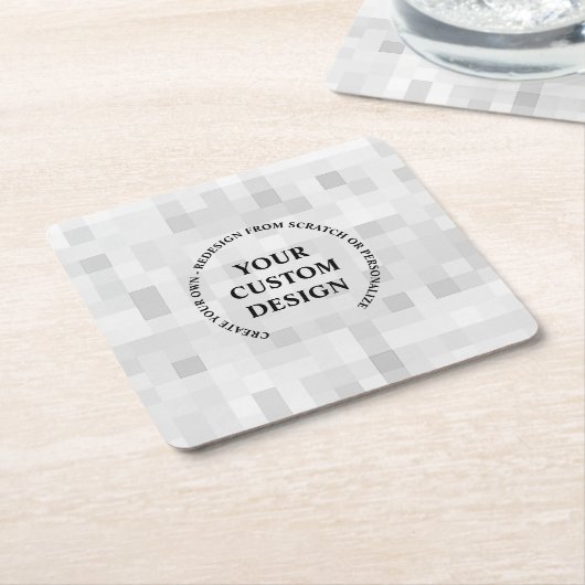 Creëer uw eigen, volledig aangepaste kartonnen onderzetters (Schuin)