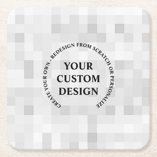 Creëer uw eigen, volledig aangepaste kartonnen onderzetters (Voorkant)