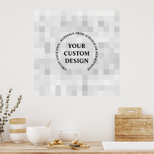 Creëer uw eigen, volledig aangepaste poster (Keuken)