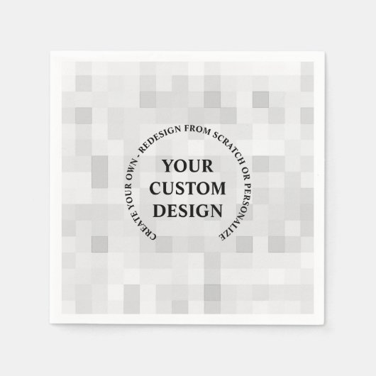 Creëer uw eigen, volledig aangepaste servet (Voorkant)