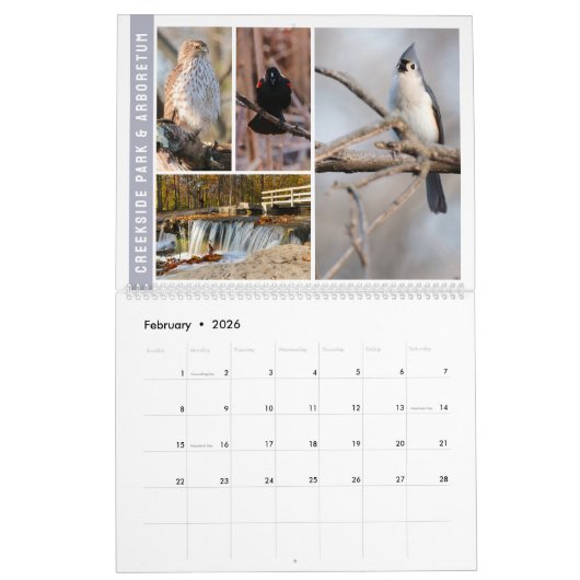 Creëer uw eigen volledig  fotokalender kalender (Feb 2026)