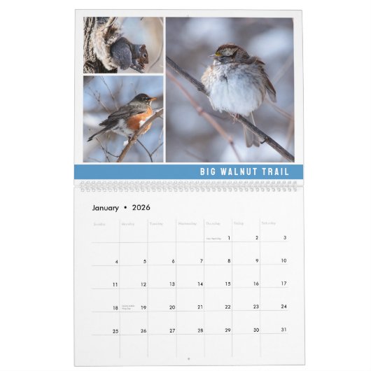 Creëer uw eigen volledig  fotokalender kalender (Jan 2026)