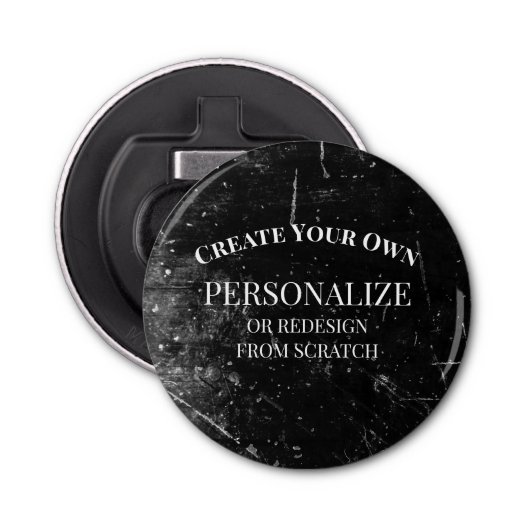 Creëer uw eigen volledig Gepersonaliseerd Button Flesopener (Voorkant)