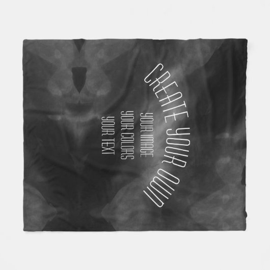 Creëer uw eigen volledig Gepersonaliseerd Fleece Deken (Voorkant (Horizontaal))