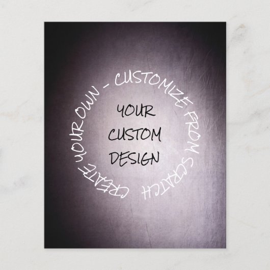 Creëer uw eigen volledig Gepersonaliseerd Flyer (Voorkant)