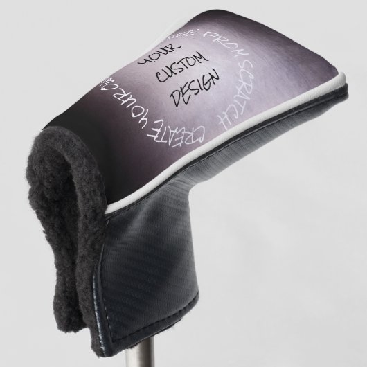 Creëer uw eigen volledig Gepersonaliseerd Golfheadcover (3/4 voorkant)