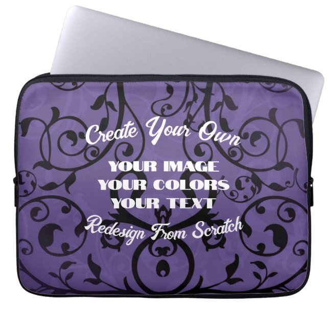 Creëer uw eigen volledig Gepersonaliseerd Laptop Sleeve (Voorkant)