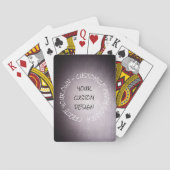 Creëer uw eigen volledig Gepersonaliseerd Pokerkaarten (Achterkant)