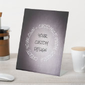 Creëer uw eigen volledig Gepersonaliseerd Reclamebord Met Voetstuk (Insitu)